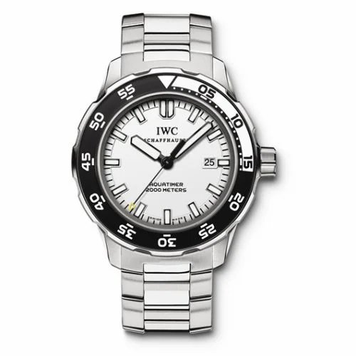 IWC Aquatimer 2000 Stainless Steel / White / Bracelet IW3568-09 (3568-09, IW356809)